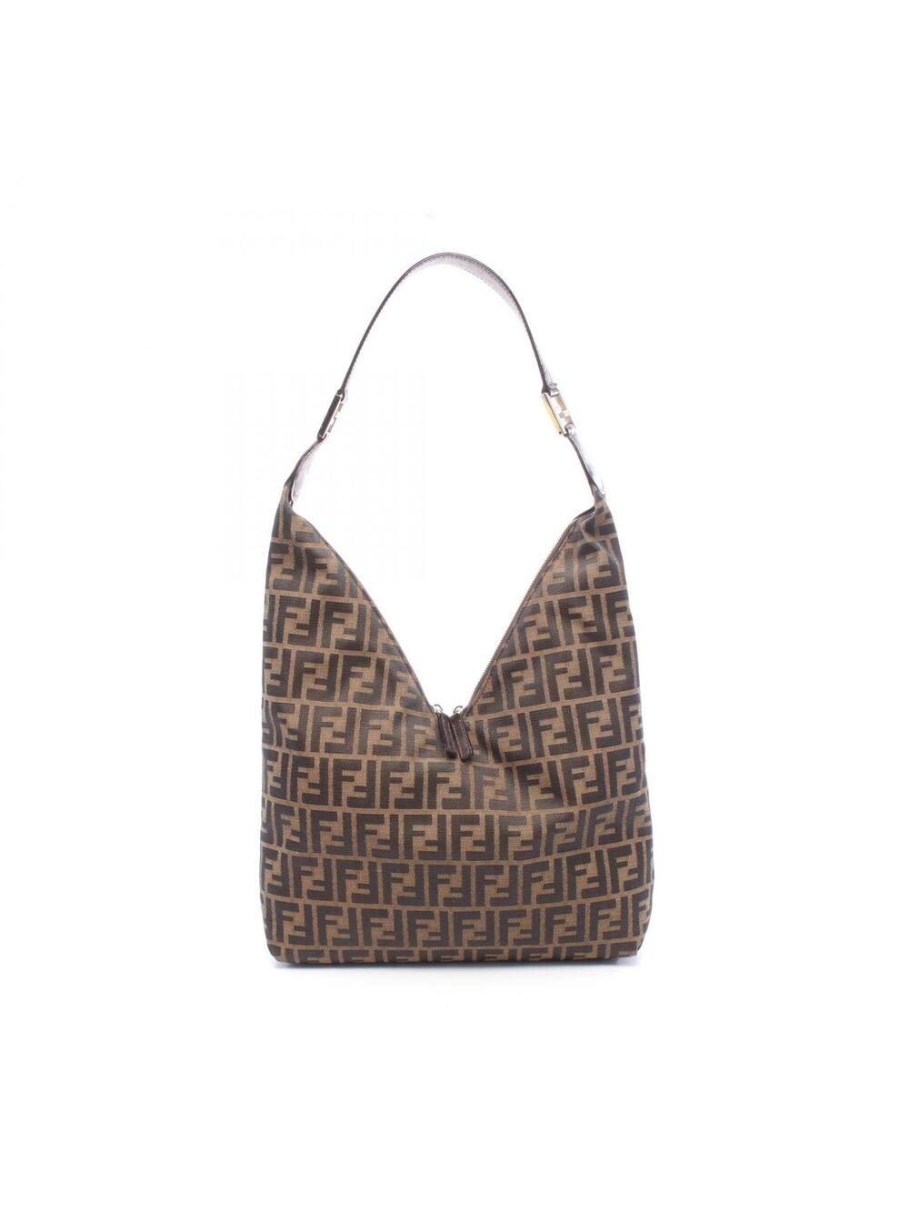 Fendi Zucca Shoulder Handbag Canvas #360090F78B